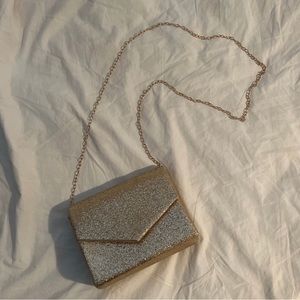 Golden Bag Glitter Purse